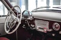 Salon of an old, rare car - Volga. Car show