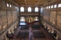 The Salone dei Cinquecento at Palazzo Vecchio, Florence, Italy. Royalty Free Stock Photo