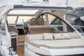 Inside of luxury sport Yacht Royalty Free Stock Photo