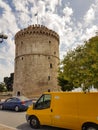 Salonica city white tower monument greece