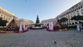 salonica city in xmas seson in greece, aristotelous square
