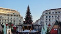 salonica city in xmas seson in greece, aristotelous square