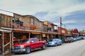 Saloon and shops in the Wild West town of Oatman, Arizona, USA Royalty Free Stock Photo