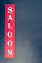 Saloon,Vintage western style typeface Royalty Free Stock Photo