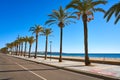 Salou beach Ponent Poniente in Tarragona Royalty Free Stock Photo