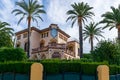 Beautiful houses in Salou Spain Royalty Free Stock Photo