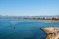 Aerial view of Llevant Beach in Salou, Spain Royalty Free Stock Photo