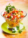 Salsa with melon Royalty Free Stock Photo