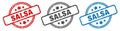 salsa stamp. salsa round isolated sign.