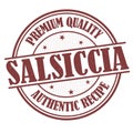 Salsiccia grunge rubber stamp Royalty Free Stock Photo