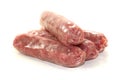 Salsiccia on a stack Royalty Free Stock Photo