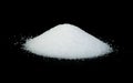 Salt on black background Royalty Free Stock Photo