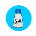 Salt bottle vector illustration or clipart indian india