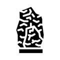 salt cave glyph icon vector illustration Royalty Free Stock Photo