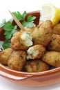 Salt cod fritters, croquettes