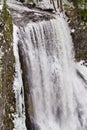 Salt Creek Falls in Winter Royalty Free Stock Photo