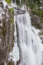 Salt Creek Falls in Winter Royalty Free Stock Photo