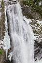 Salt Creek Falls in Winter Royalty Free Stock Photo