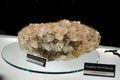 Salt crystals cluster. Salt crystals growth. Salt crystallization. Mine rock salt chunk