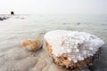 Salt in the Dead Sea Royalty Free Stock Photo