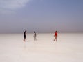 Salt desert and lake, Ethiopia