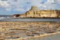 Salt evaporation ponds, Malta Royalty Free Stock Photo