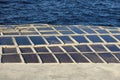 Salt evaporation ponds, Malta Royalty Free Stock Photo