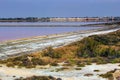 Salt evaporation ponds, Salin-de-Giraud, Camargue