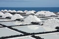 Salt extraction at La Palma, Canary Islands