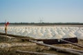 Salt farm samutsakorn Royalty Free Stock Photo