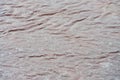 Salt film on water surface Royalty Free Stock Photo