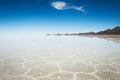 Salt flat Salar de Uyuni, Altiplano, Bolivia Royalty Free Stock Photo