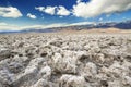 Salt formations in Devil's Golf Course Royalty Free Stock Photo