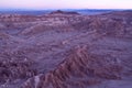 Salt formations at Valle de la Luna spanish for Moon Valley, also know as Cordillera de la Sal spanish for Salt Mountain Range