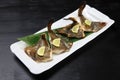 Salt grilled flounder with lemon