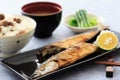 Salt-grilled Pacific Saury