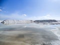 Salt Hills Drying in the Sun