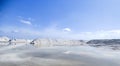 Salt Hills Drying in the Sun