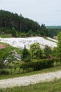 Salt hills in Egerszalok, Hungary