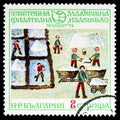 Salt huts, Youth Stamp Exhibition '74: Children's Drawings serie, circa 1974