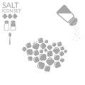 Salt. Icon set