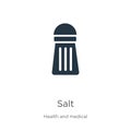 Salt icon vector. Trendy flat salt icon from health collection isolated on white background. Vector illustration can be used for Royalty Free Stock Photo