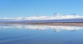 Salt lake in the Atacama desert