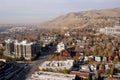 Salt lake city aerial downtown 2