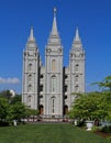 Salt Lake City Mormon Temple Royalty Free Stock Photo