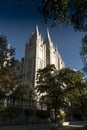 Salt Lake City Mormon Temple Royalty Free Stock Photo