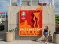 Salt Lake City Olympic stadium, fire torch and memorial, Cauldron park