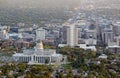 Salt Lake City skyline with Capitol building, Utah Royalty Free Stock Photo