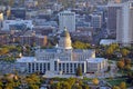 Salt Lake City skyline with Capitol building, Utah Royalty Free Stock Photo