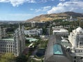 Salt Lake City Skyline with mormon temple